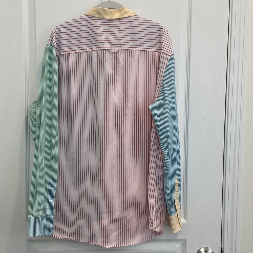 Colorful Striped Men's Shirt - Picture 3 of 5